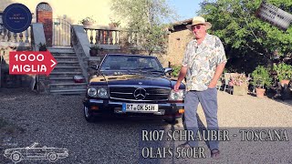 Mercedes R107: Mechanik w Toskanii - Olaf's 560 SL