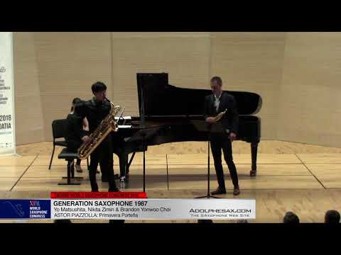 Primavera Porteña by A. Piazzolla - Nikita Zimin & Brandon Jinwoo Choi -WSC2018 #adolphesax