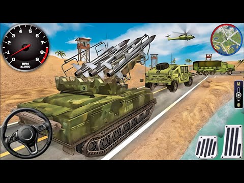 Army Truck Driving Cargo Games - US Offroad Army Truck Driving 3D 2025 - Andriod Gameplay