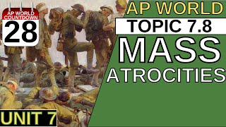 AROUND THE AP WORLD DAY 28: MASS ATROCITIES AFTER 1900
