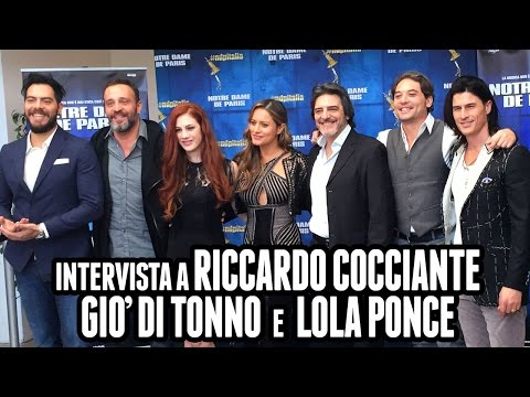 NOTRE DAME DE PARIS 2016 | Riccardo Cocciante, Giò di Tonno e Lola Ponce intervistati