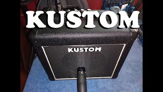 Video thumbnail for Kustom Tube12A Amp demo...Celestion 8" speaker Swap by Spanky Guitars
