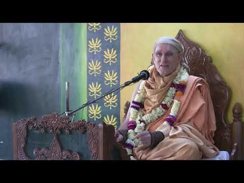 H.H. Bhakti Vidya Purna Swami gave an English S.B. 9.14.48 class in Mayapur