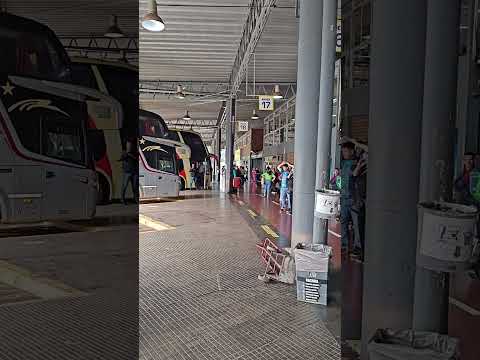 Terminal de autobuses en Posadas, Provincia de Misiones Argentina.