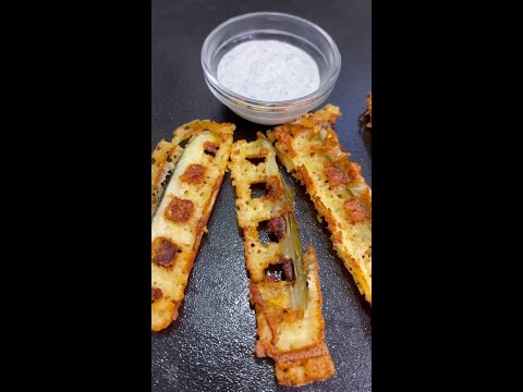 fried pickles | fried pickles recipe #Shorts