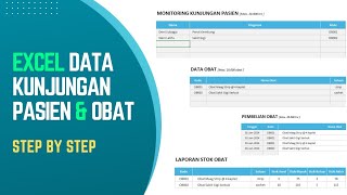 Excel Data Kunjungan Pasien dan Obat @HikmahSarjana