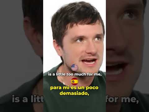 Learn Spanish with Josh Hutcherson! #language