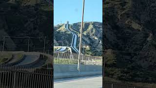 Water flowing thru AQUEDUCT in California 🌊  #drought #water #aqueduct #resources #shorts