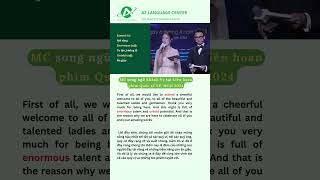 MC song ngữ Khánh Vy dẫn tiếng anh lưu loát tại liên hoan phim Quốc tế TP.HCM 2024#khanhvy #azcenter