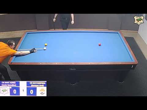 LLIGA CAT. 3 BANDES 1ªDIV - SANT ADRIA (GONZÁLEZ) VS MATADEPERA (E. JOSÉ)