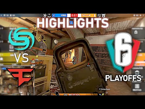 Soniqs vs FaZe - HIGHLIGHTS - Playoffs - Six Invitational 2022 - R6 Esport