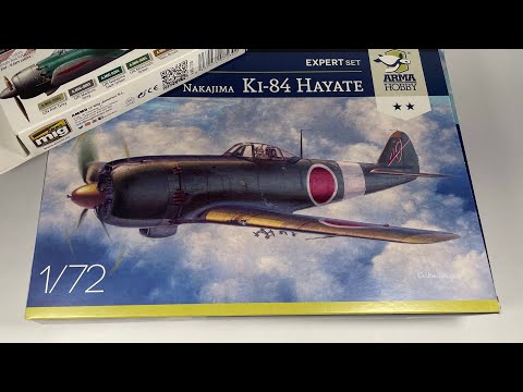 Review - Arma Hobby Ki-84 Hayate in 1/72 scale - Expert Set