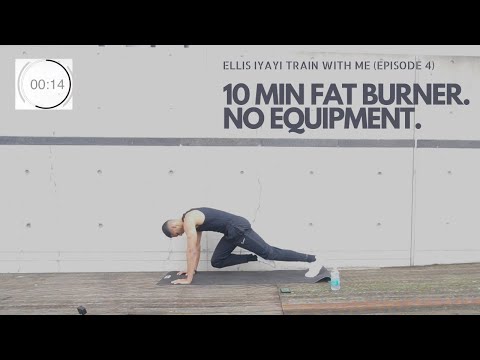 TRAIN WITH ME (#4) - 10 MINS FAT BURNER HOME WORKOUT