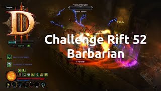 Diablo 3 - Challenge Rift - Challenge 52 - Barbarian - Spin To Win