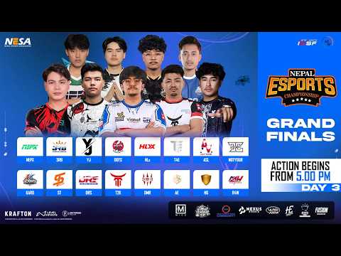 6th NEC-Road to Asian Games 2026- PUBG Mobile Grand Finals | Day 3 |