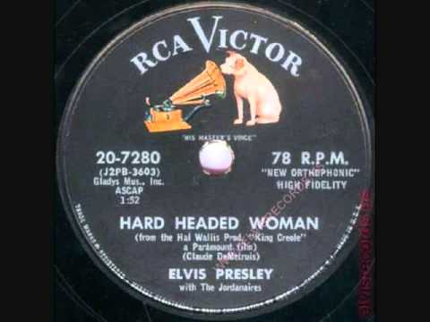 Hard Headed Woman - Elvis Presley 78rpm