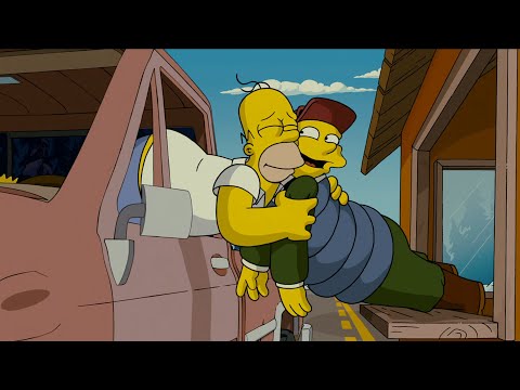"Welcome to Alaska, here's $1,000!" | The Simpsons Movie (Upscaled, SDR)