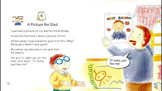 For beginners| one story a day| book 1| day 6 a picture for Dad