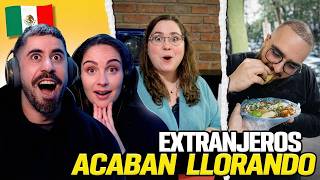 Extranjeros prueban COMIDA MEXICANA por primera vez… y terminan LLORANDO 🇲🇽🥹