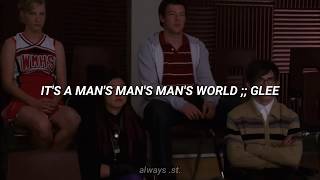 It&#39;s a Man&#39;s Man&#39;s Man&#39;s World - Glee  [sub. Español]