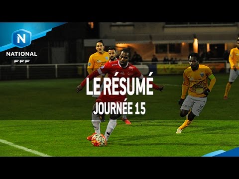 Championnat National : tous les buts de la 15e journée (2015-2016)