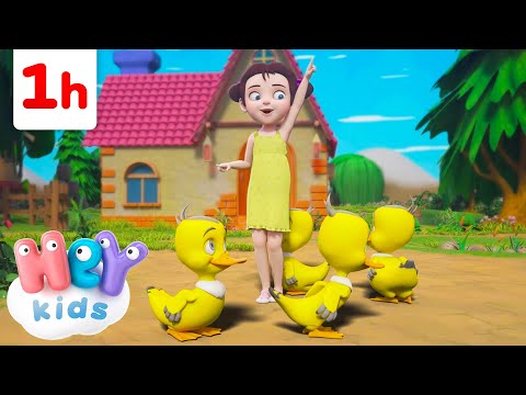 The ducky dance | Animal Songs for Kids | HeyKids Nursery Rhymes