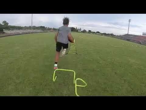 Youth football footwork. Taylormade Motivation GoPro hero7