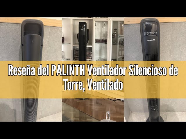 Vídeo relacionado con PALINTH Ventilador Silencioso de Torre, Ventiladores Silencioso de Pie Para con Mando a Distancia 100CM, Ventilador sin Aspas con 3 Velocidades, 3 Modos, Temporizador de 12 Horas, Rotación de 60°