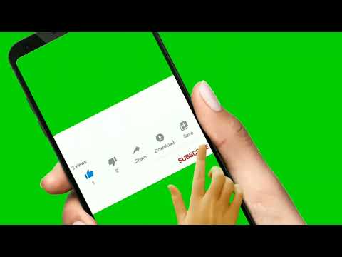 Mobile Green Screen Subscribe Screen Copyright Free