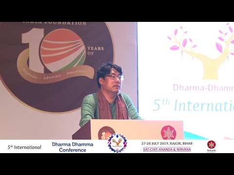Prof Jang Jae-Jin Tongmyong University, South Korea at 5th International Dharma Dhamma Conference