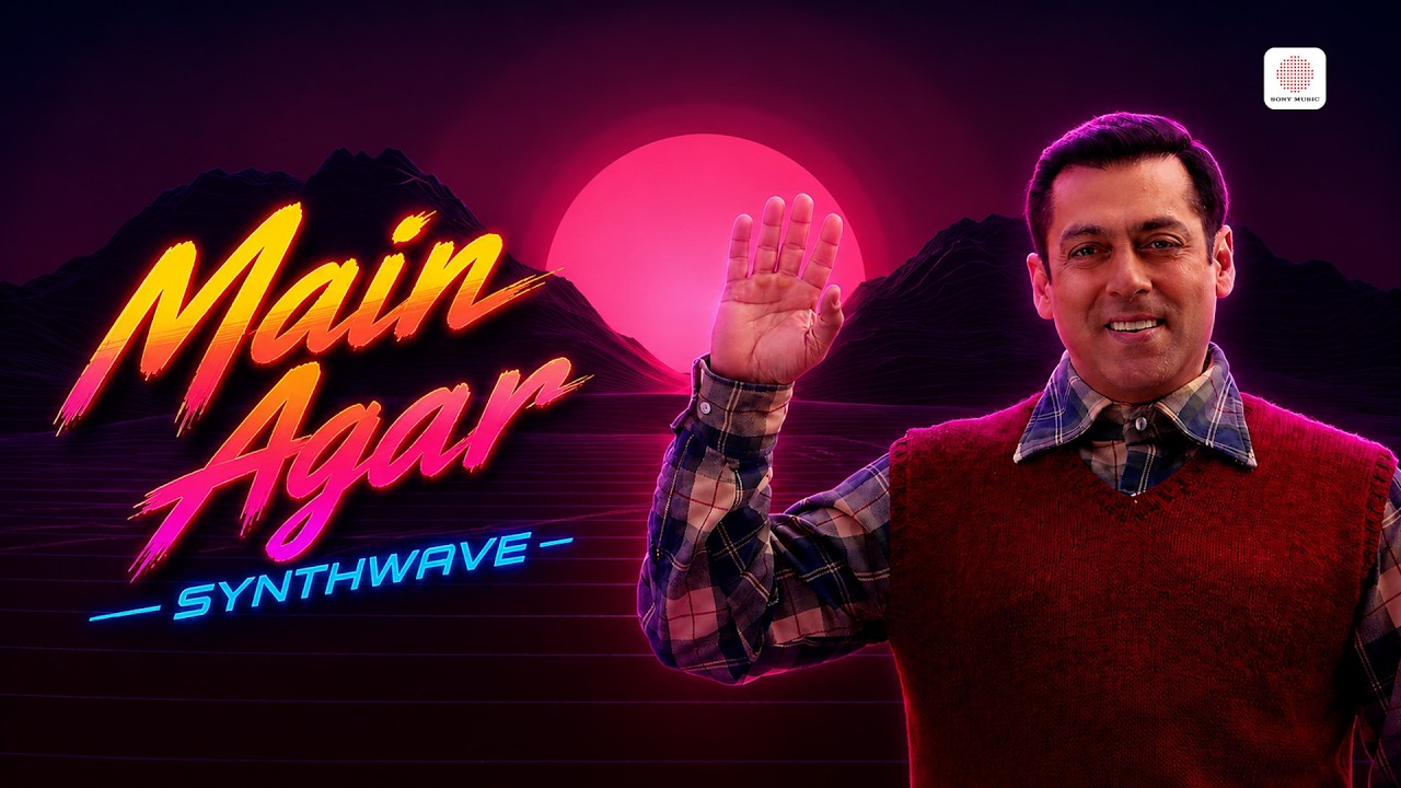 Main Agar - Synthwave Remix (Visualiser) | Atif Aslam | Salman Khan | Pritam | Tubelight