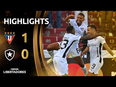 Gols e lances de LDU x Botafogo