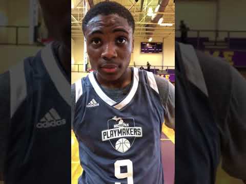 2019 Jordan Whitford (Michigan Playmakers - Elite/Detroit King) talks to The D Zone