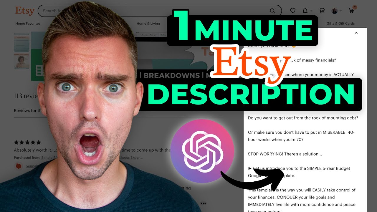 1 Minute Etsy Product Description Generator - INSANE ChatGPT AI Tool!