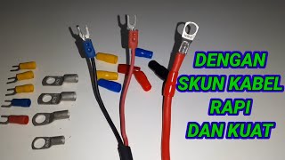 Download lagu Cara pasang skun kabel dengan tang skun/ How to crimp wire connectors mp3