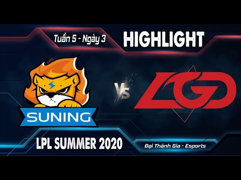 [HighLights] [SN vs LGD] [LPL MÙA HÈ 2020] [W5D3] [01.07.2020] [ALL GAMES]