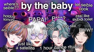 just by the beat being childish & fooling around🪄 Nijisanji EN YAPYAP seible kaelix freodore zeal