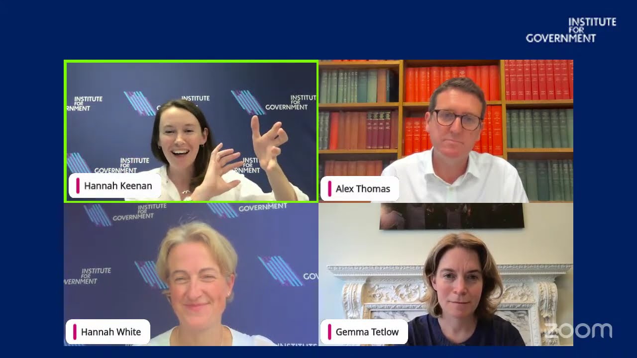 IfG Webinar | How will Keir Starmer’s No10 reset work?