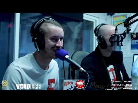 Impact Merv Freestyle on The Wordlife Show hosted by Krazy @dhackmedia