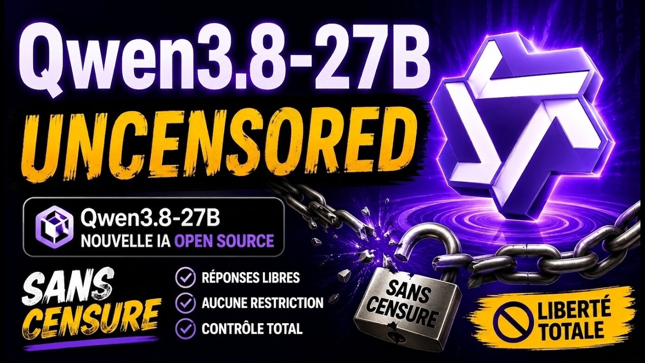 Qwen 3.8 27B Uncensored - Tutoriel Complet