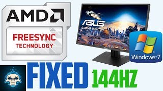 UNLOCK guide 144Hz FreeSync on MG279Q Windows 7