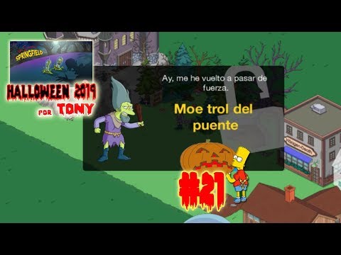 Los Simpson Springfield "Halloween'19: Cap. 21 - Moe trol del puente" por Tony