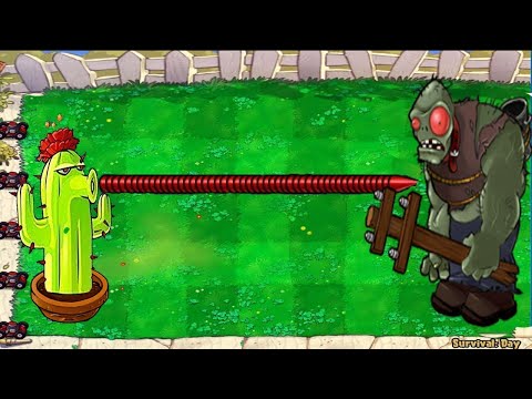 99999 Cactus Cattail vs Gargantuar vs Dr Zomboss - Plants vs Zombies