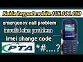 How To Nokia 106 Emergency Call Problem