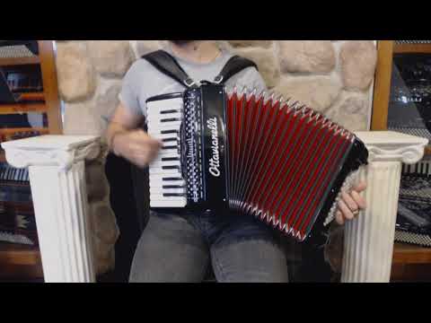 3053 - Certified Pre-Owned Black Ottavianelli Bambina Piano Accordion LMM 26 60 $2249