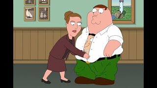 Family Guy - Quagmire hides inside Peter's clothing Family Guy - Quagmire hides inside Peter's clothing