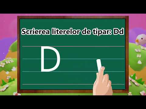 Cum se scrie litera D mare și d mic de tipar