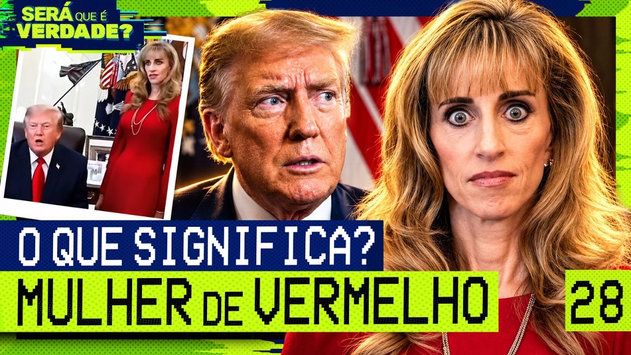ESTRANHA MULHER DE VERMELHO AO LADO DE TRUMP - Será Que É Verdade? #028
