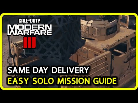 COD MW3 Zombies - Same Day Delivery Mission - Easy Solo Guide
