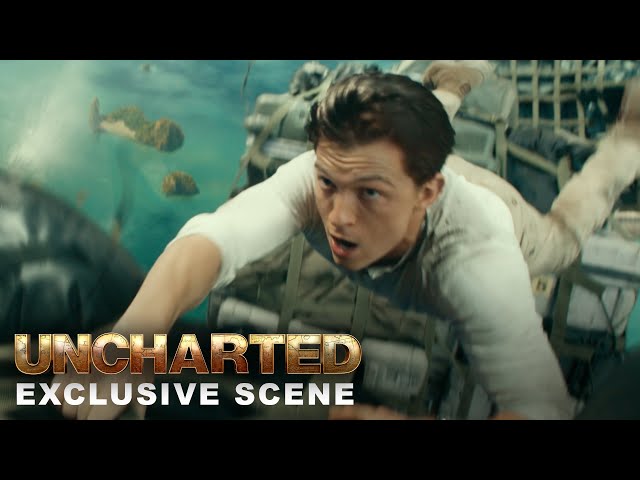 WATCH: Tom Holland falls from a plane in ‘Uncharted’ exclusive clip